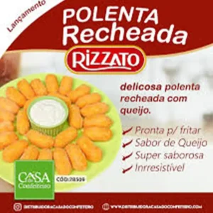 POLENTA RECHEADA COM QUEIJO 1K RIZZATO